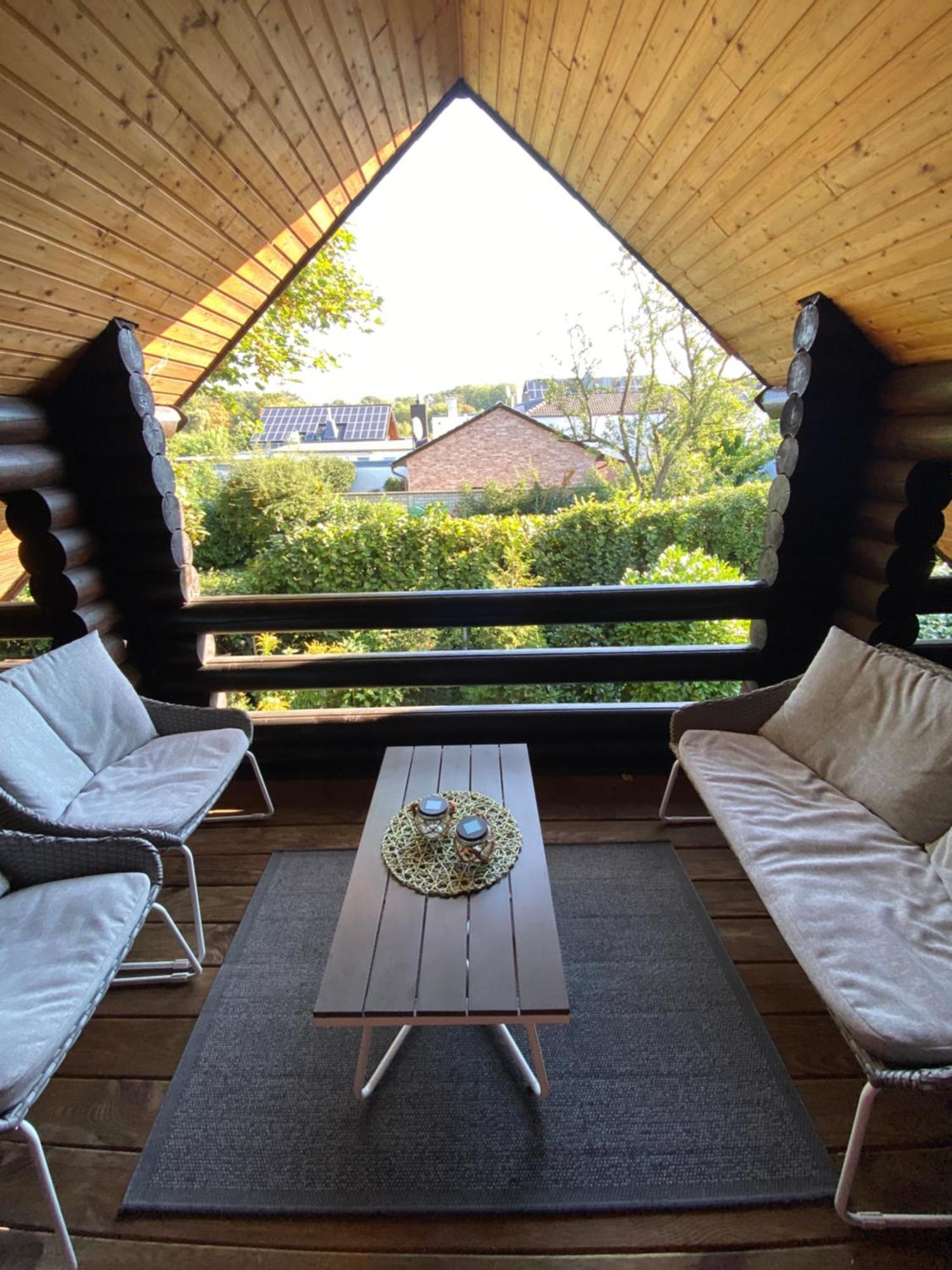 Eifel-Lounge Blockhaus Mit Kamin Garten Balkon Nahe Koeln Therme Bruehl Phantasialand 维勒斯威特 外观 照片